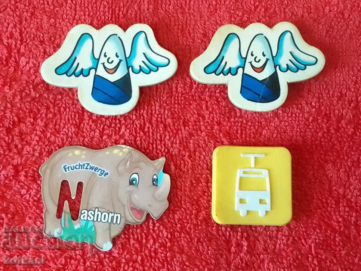 Auction Lot of souvenirs Fridge magnets 4 pcs Auction Lot of souvenirs Fridge magnets 4 pcs