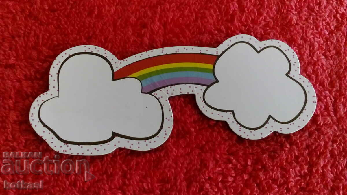 Souvenir Fridge Magnet Rainbow Clouds - 5