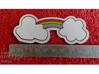 Сувенир Магнит за хладилник Дъга Облаци