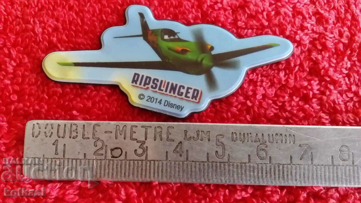 Souvenir Fridge Magnet Disney Plane Aviation