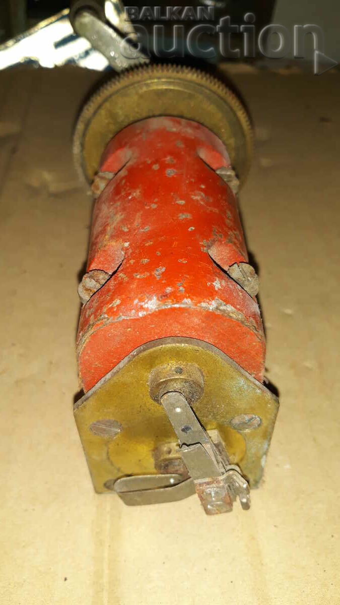 Delivery of part of an old telephone with a crank Delivery of part of an old telephone with a crank