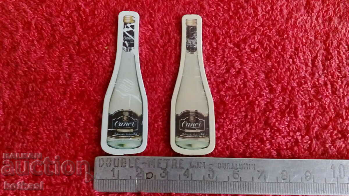 Souvenirs lot 2 pcs. Fridge Magnets Wine Bottles