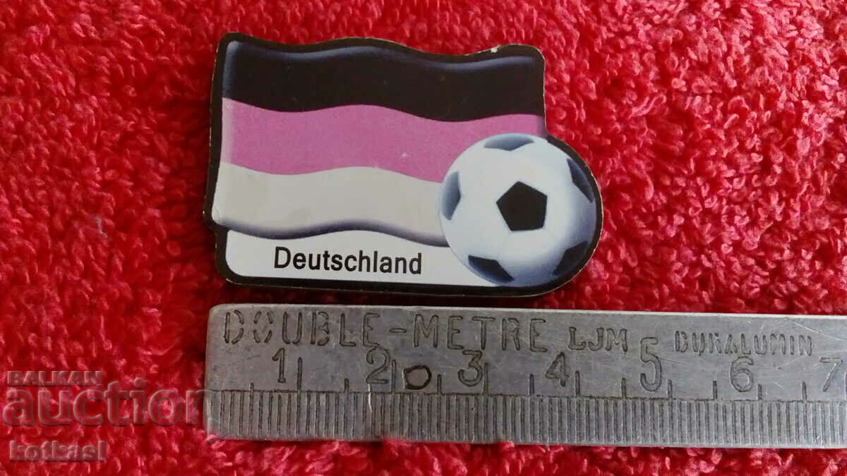 Σουβενίρ Μαγνήτης Ψυγείου Σημαία Γερμανίας Ποδόσφαιρο