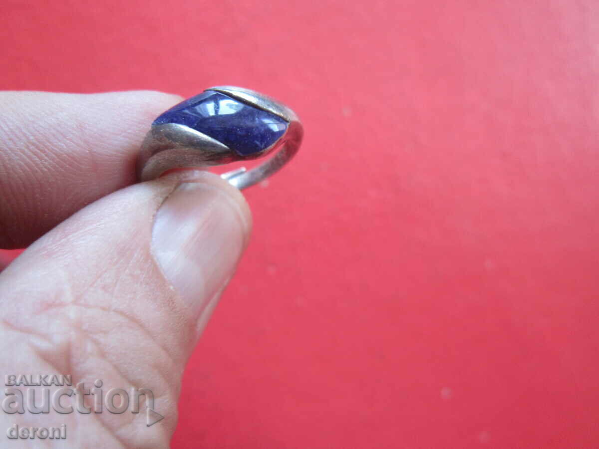 Auction Great silver ring with stone 925 ROV Auction Great silver ring with stone 925 ROV