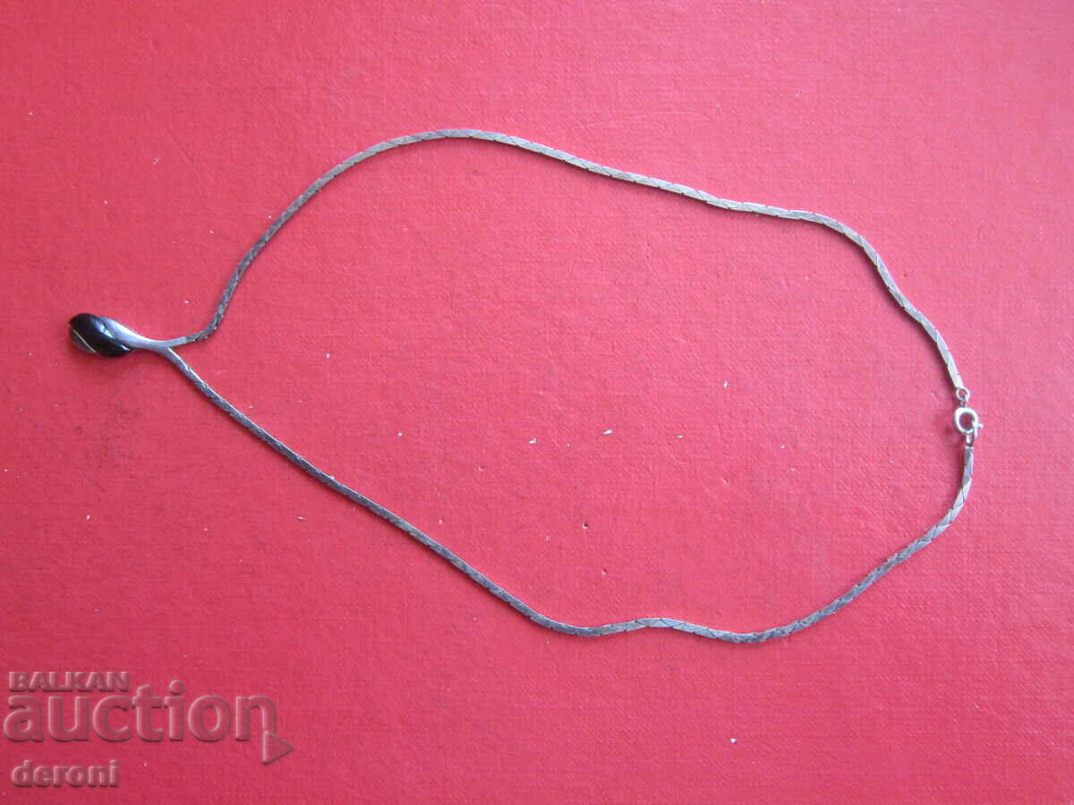 Unique silver necklace with stone 925 ROV - 6 Unique silver necklace with stone 925 ROV - 6