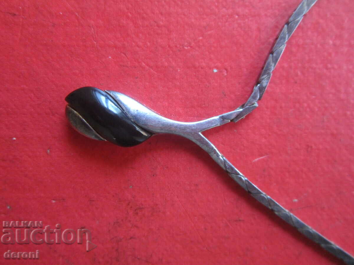 Unique silver necklace with stone 925 ROV - 7 Unique silver necklace with stone 925 ROV - 7