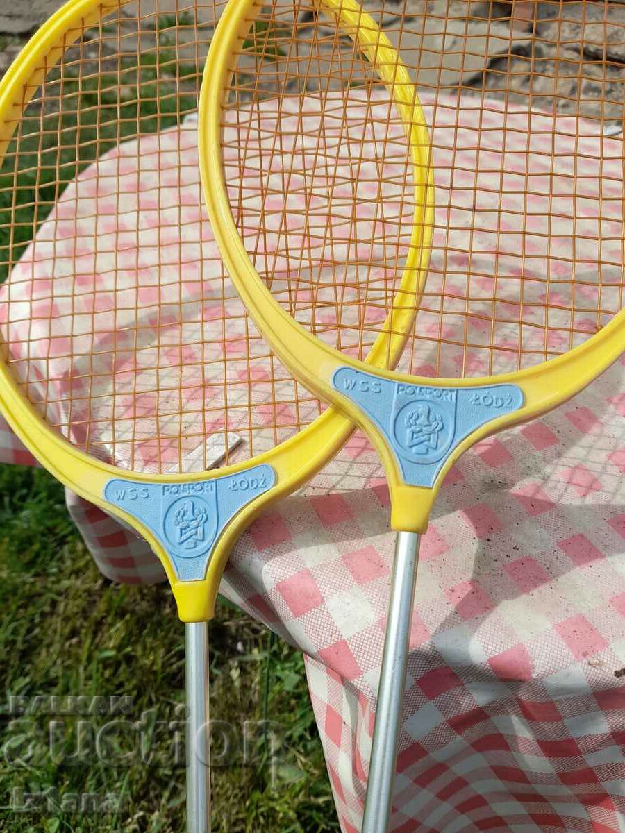 Auction  Old rackets, badminton rackets Kos