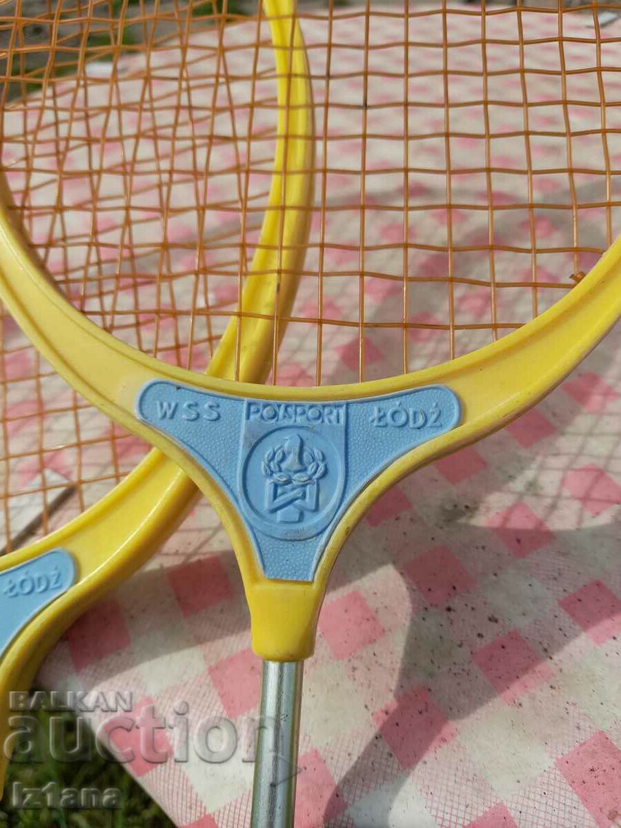 Delivery of Old rackets, badminton rackets Kos