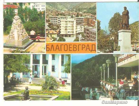 Mapka Bulgaria Blagoevgrad 2 *