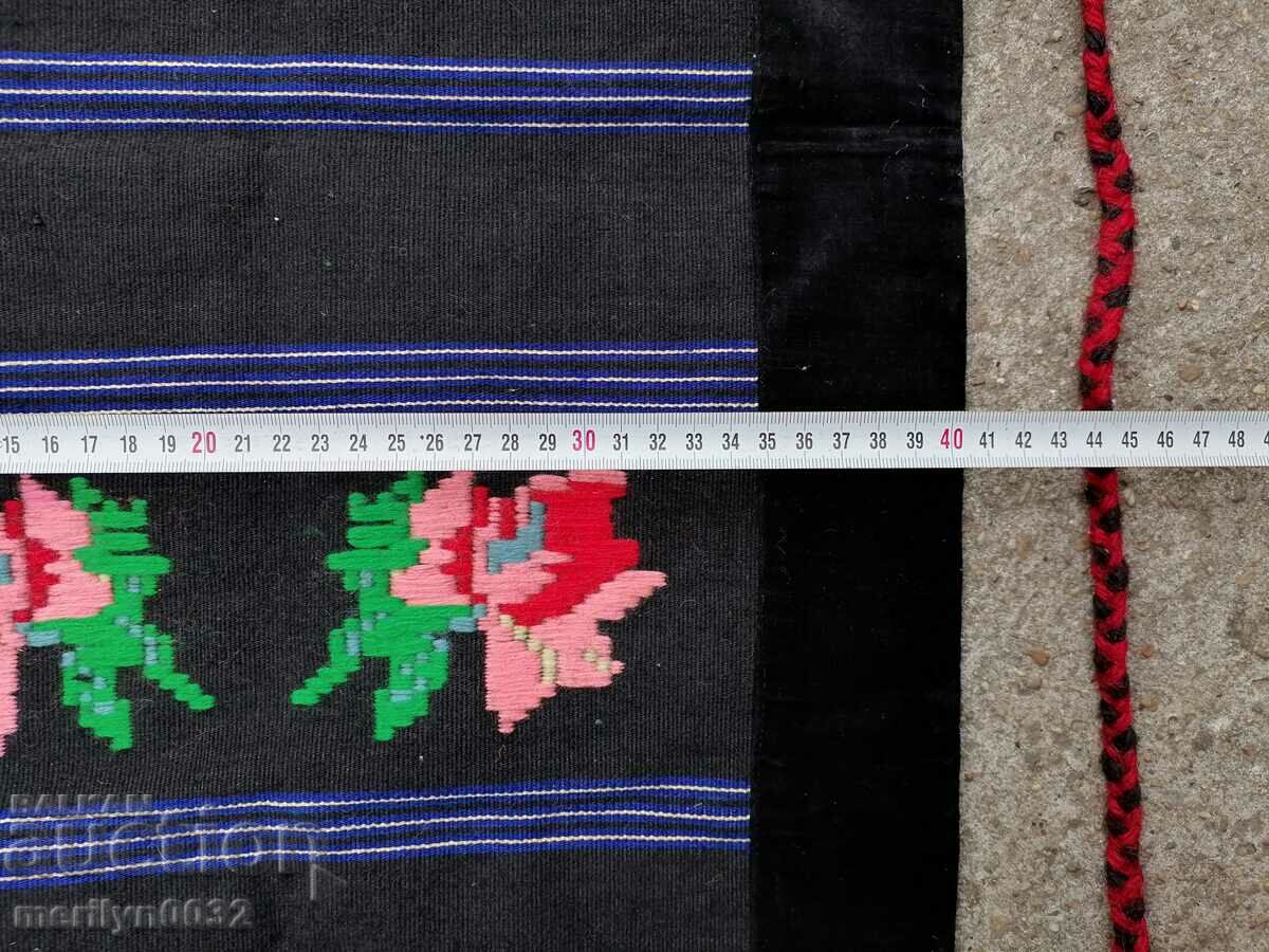 Auction An old hand-woven apron with embroidery, costume Auction An old hand-woven apron with embroidery, costume