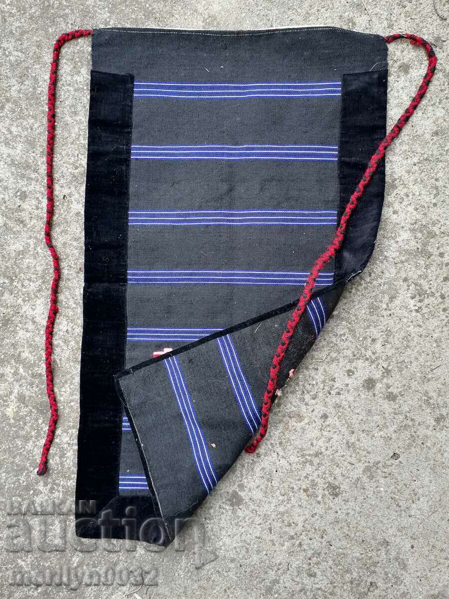 An old hand-woven apron with embroidery, costume - 6 An old hand-woven apron with embroidery, costume - 6