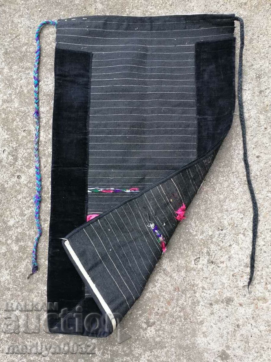 Old hand woven apron with embroidery, costume - 5 Old hand woven apron with embroidery, costume - 5