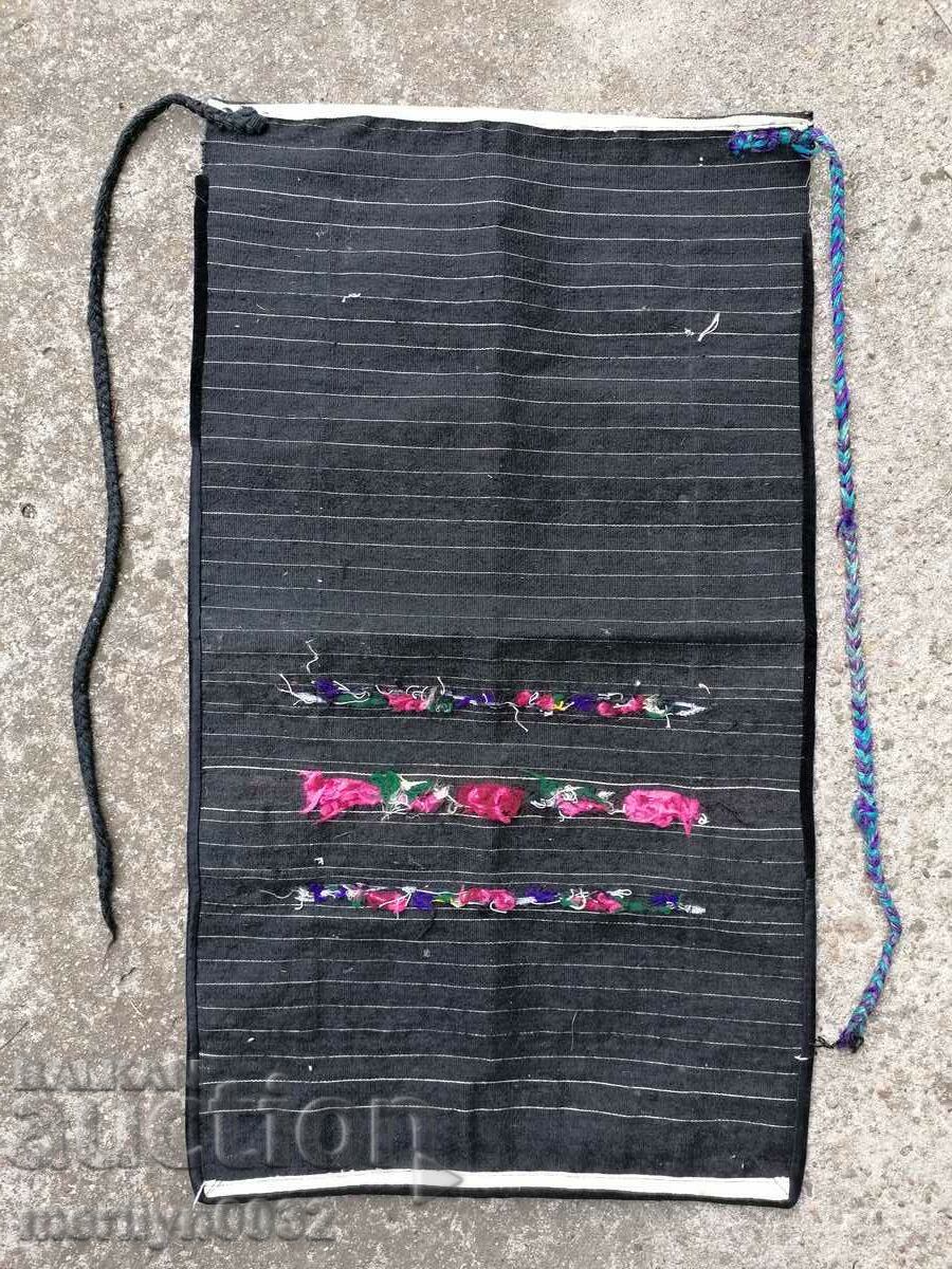 Old hand woven apron with embroidery, costume - 6 Old hand woven apron with embroidery, costume - 6