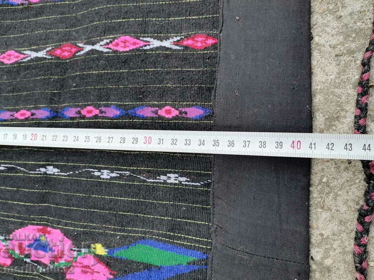 Auction Old hand woven apron with embroidery, costume Auction Old hand woven apron with embroidery, costume