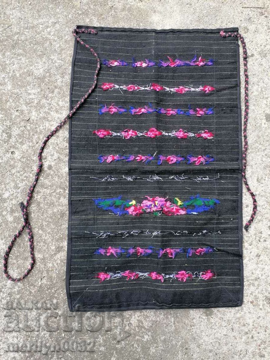 Old hand woven apron with embroidery, costume - 6 Old hand woven apron with embroidery, costume - 6