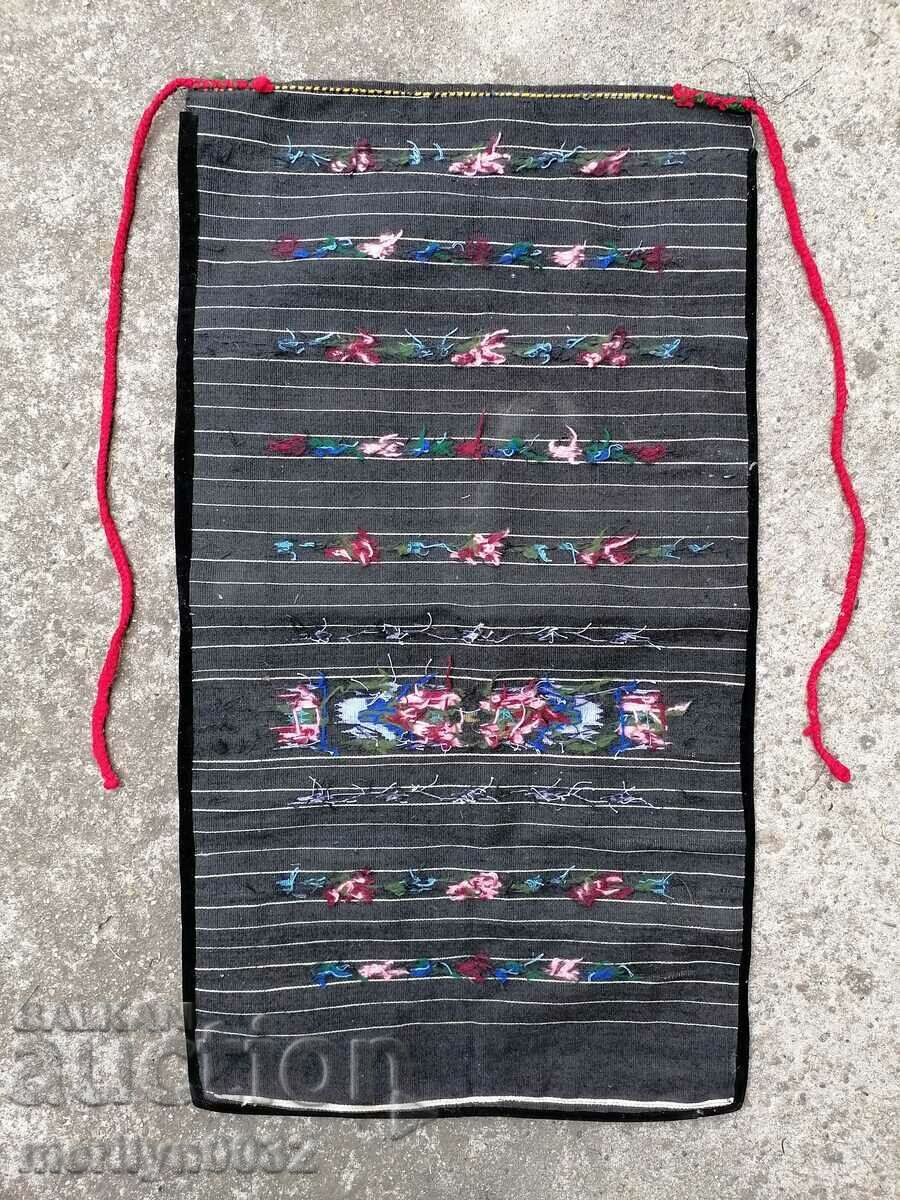 Old hand woven apron with embroidery, costume - 6 Old hand woven apron with embroidery, costume - 6