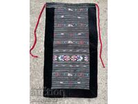 Old hand woven apron with embroidery, costume