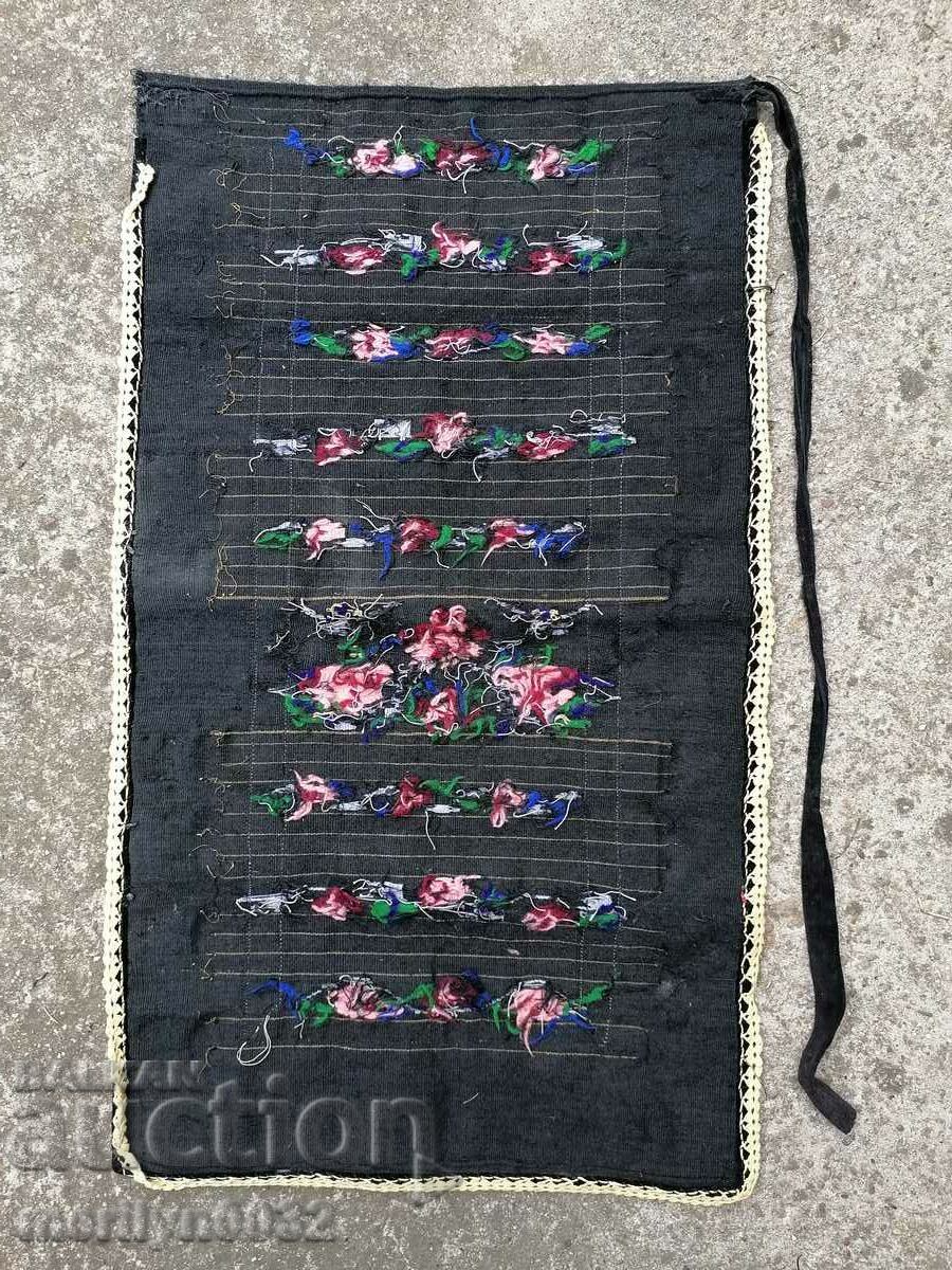 Old hand woven apron with embroidery, costume - 6 Old hand woven apron with embroidery, costume - 6