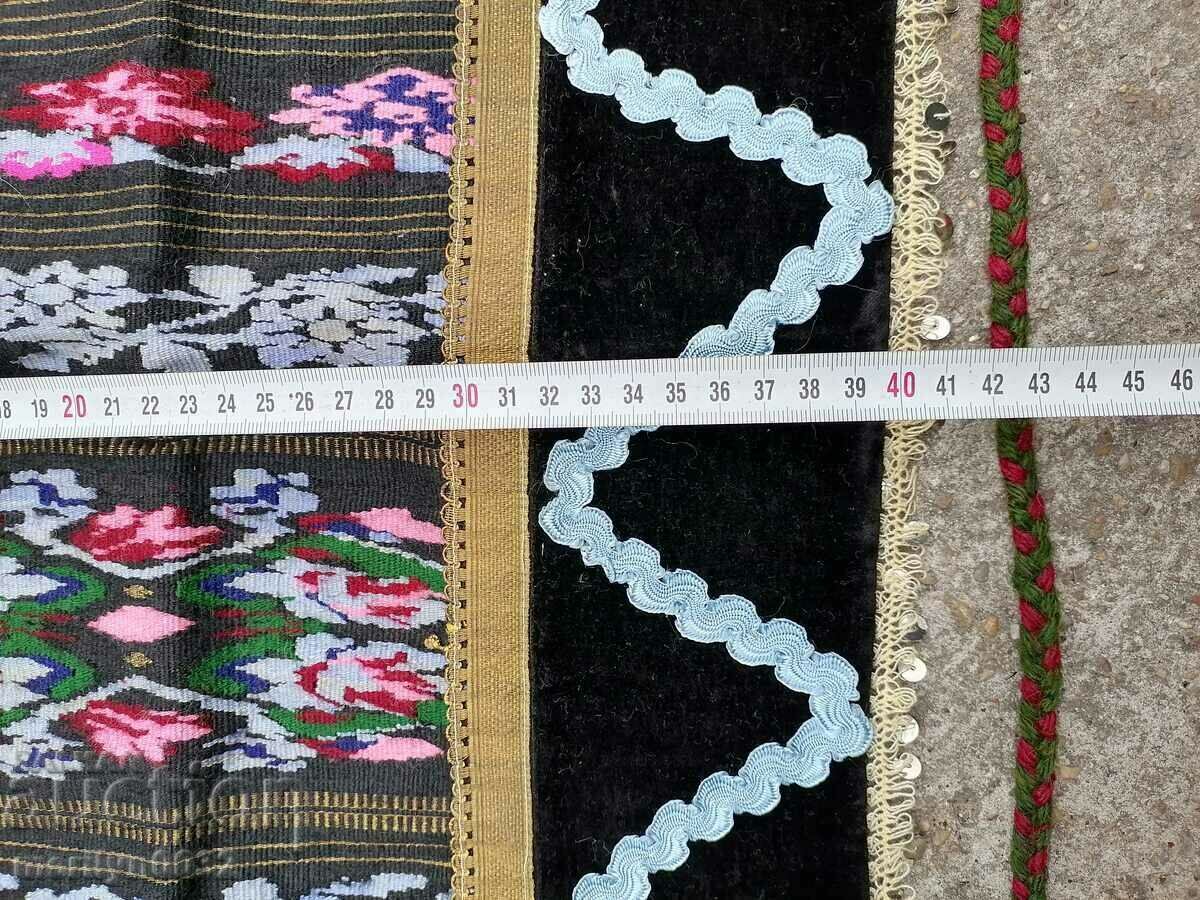 Delivery of Old hand woven apron with embroidery, costume Delivery of Old hand woven apron with embroidery, costume