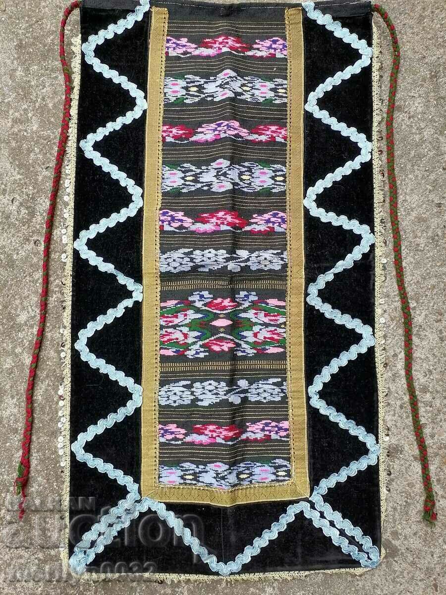 Old hand woven apron with embroidery, costume - 7 Old hand woven apron with embroidery, costume - 7