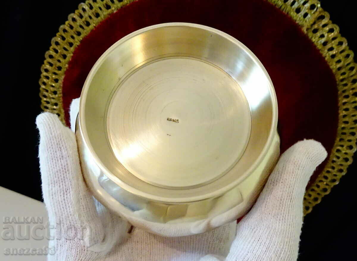 Delivery of Bronze sugar bowl 370 gr., marked