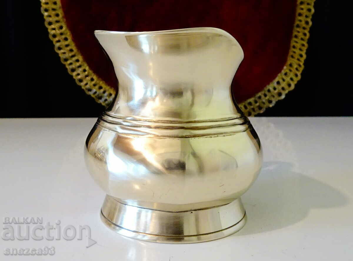 Auction  Bronze jug, pitcher, milk jug, marked