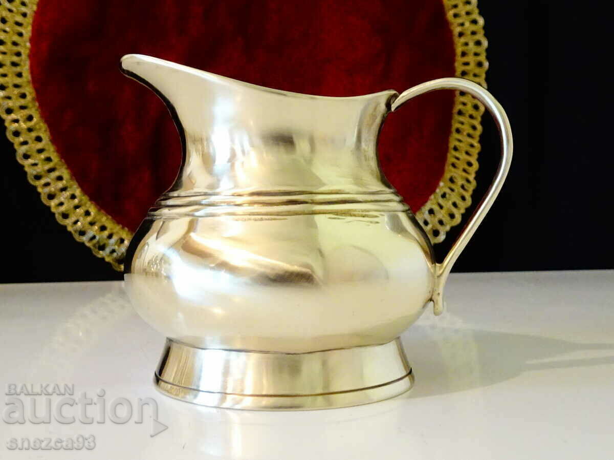 Bronze jug, pitcher, milk jug, marked
