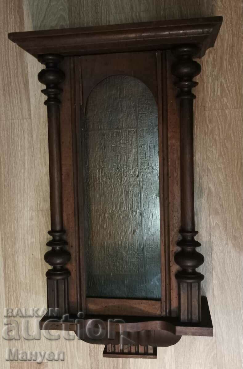 I am selling an old wall clock box.