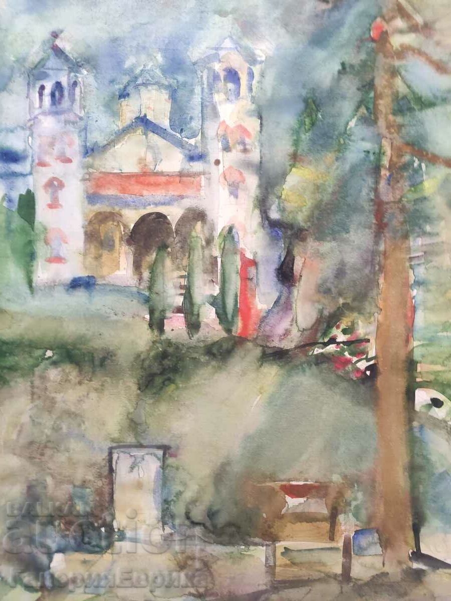 Auction Master painting unsigned Auction Master painting unsigned