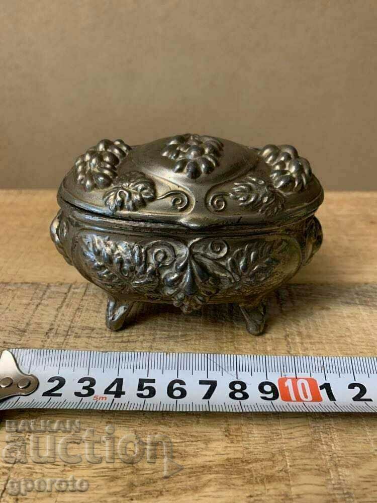 Livrarea Cutie de bijuterii din metal deosebit de frumoasă-Regatul Bulgariei-2