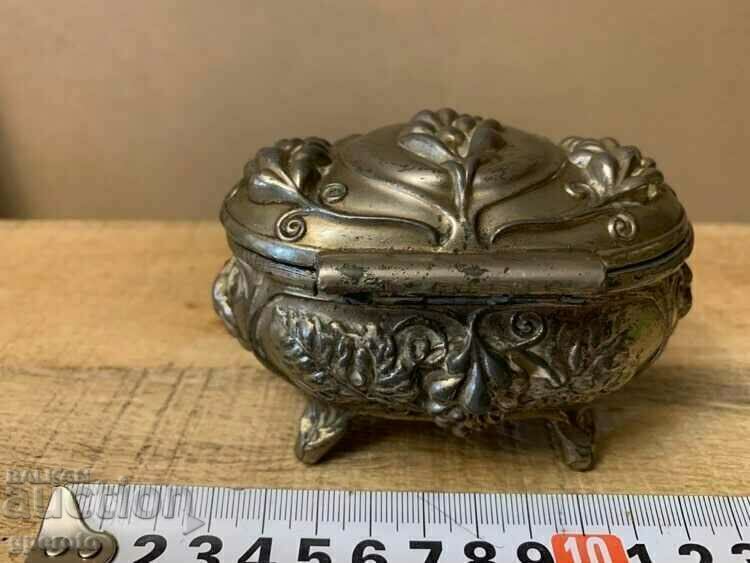 Cutie de bijuterii din metal deosebit de frumoasă-Regatul Bulgariei-2 - 5