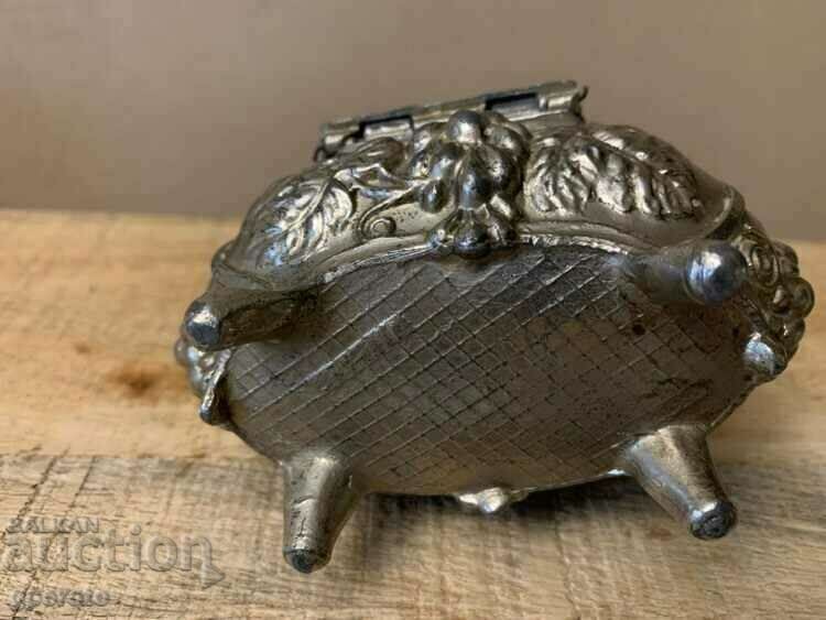 Cutie de bijuterii din metal deosebit de frumoasă-Regatul Bulgariei-2 - 6
