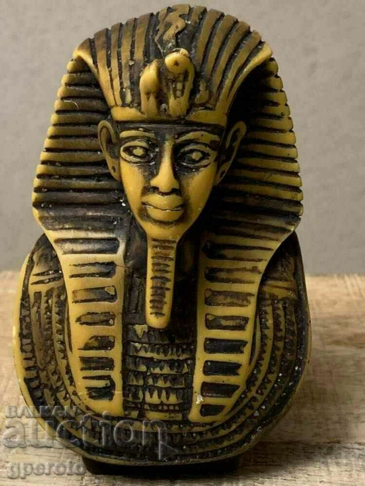 Παλιό τεράστιο αιγυπτιακό αλάβαστρο αγαλματίδιο-Τουταγχαμών