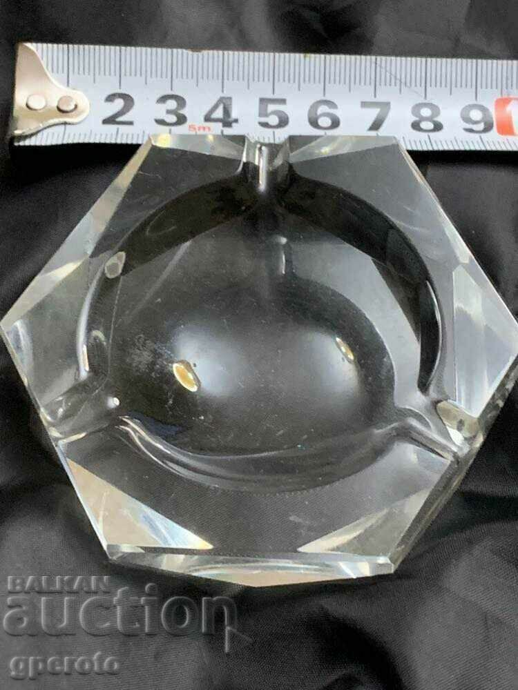 Beautiful small crystal ashtray "MURANO" - Venice, Italy with price 25.00 BGN | € 12.78