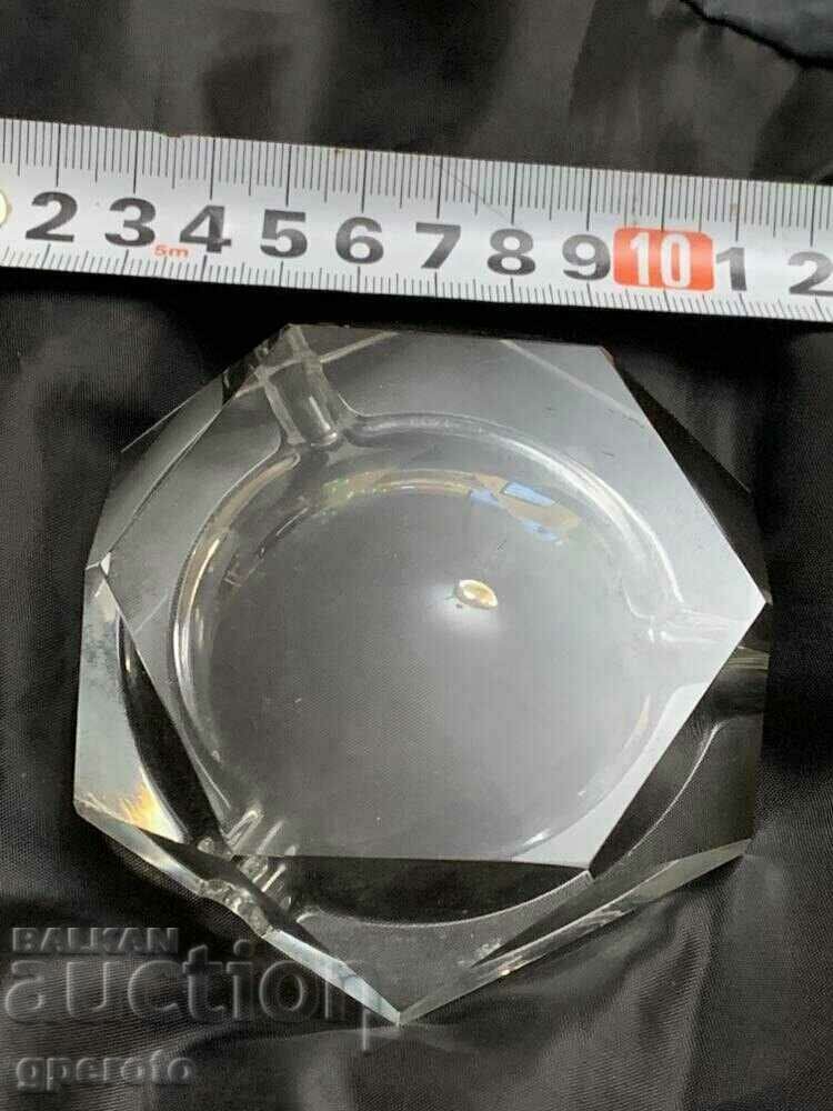 Auction  Beautiful small crystal ashtray "MURANO" - Venice, Italy