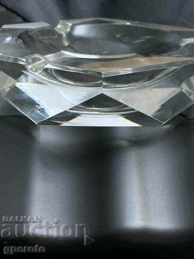 Scrumieră mică și frumoasă din cristal "MURANO" - Veneția, Italia