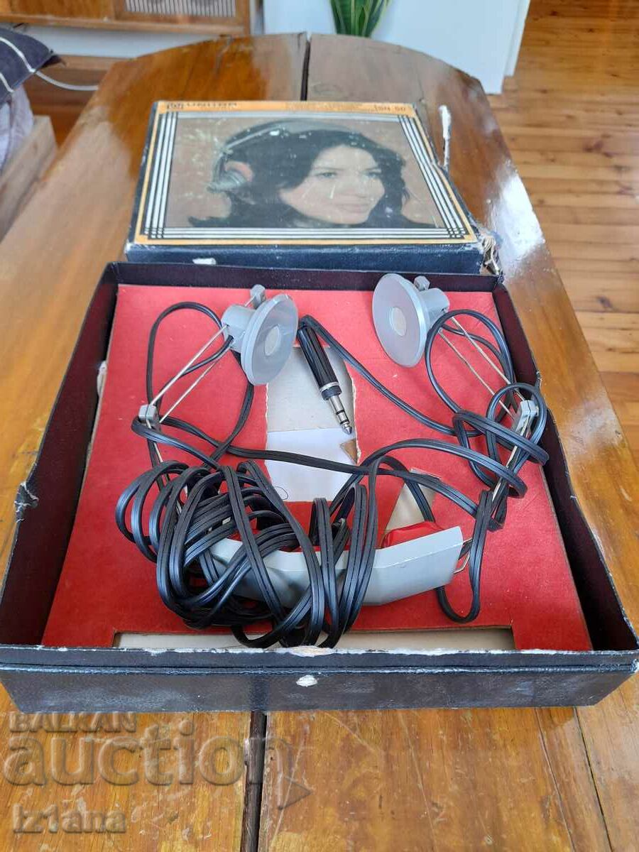 Auction Old Unitra Tonsil headphones Auction Old Unitra Tonsil headphones