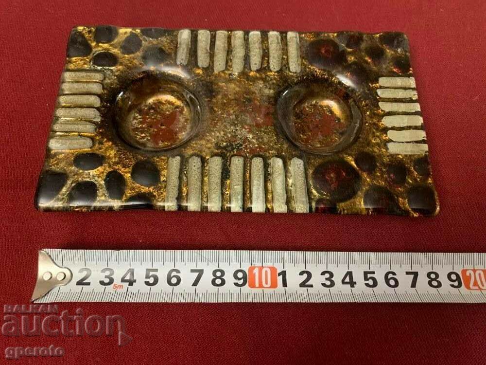 An interesting, old and beautiful table candlestick-resin An interesting, old and beautiful table candlestick-resin