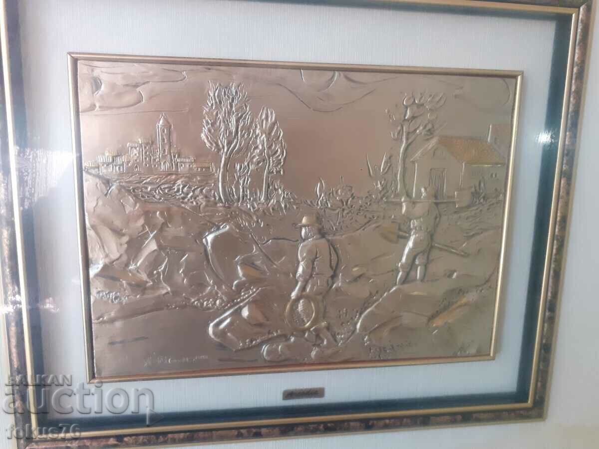 Παλιά ασημένια ζωγραφιά με πολλά σημάδια και ωραίο πλαίσιο με τιμή 190.00 BGN | € 97.15 Παλιά ασημένια ζωγραφιά με πολλά σημάδια και ωραίο πλαίσιο με τιμή 190.00 BGN | € 97.15