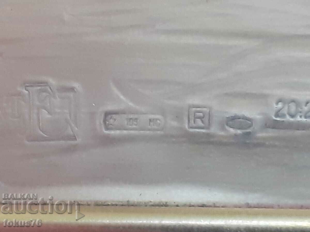 Παλιά ασημένια ζωγραφιά με πολλά σημάδια και ωραίο πλαίσιο - 6 Παλιά ασημένια ζωγραφιά με πολλά σημάδια και ωραίο πλαίσιο - 6