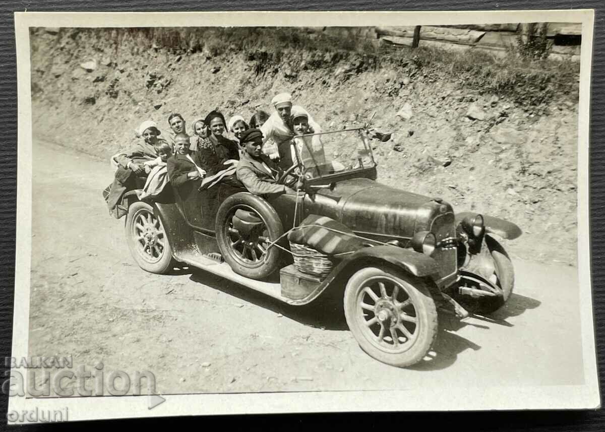 2395 Regatul Bulgariei călătorie cu mașina în anii 1920