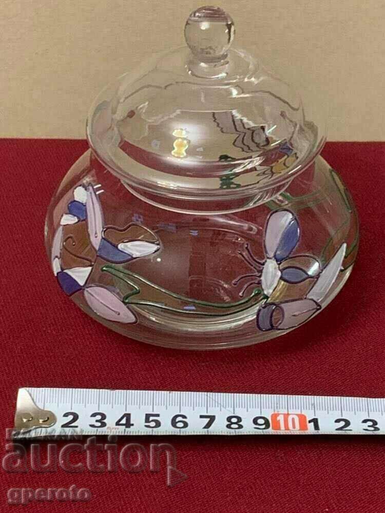 Delivery of A unique hand-painted sugar bowl, candy box from the 70s Delivery of A unique hand-painted sugar bowl, candy box from the 70s