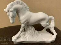 Beautiful porcelain statuette of a horse-Kingdom of Bulgaria-1