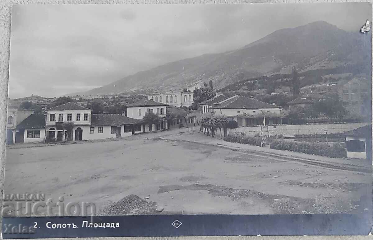 Carte poștală veche Sopot 1932