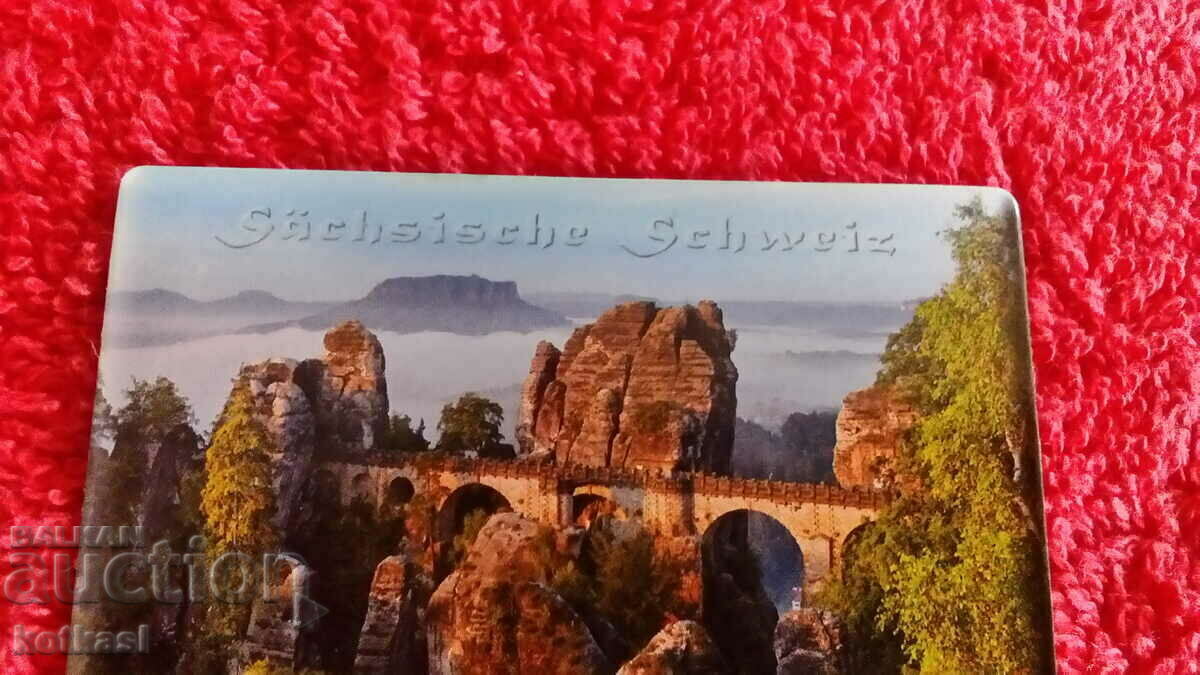 Delivery of Souvenir Fridge Magnet Switzerland Bastion Bridge