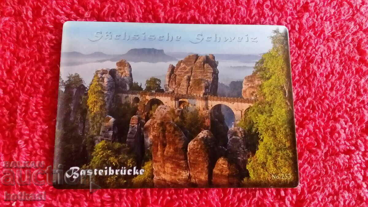 Souvenir Fridge Magnet Switzerland Bastion Bridge - 5