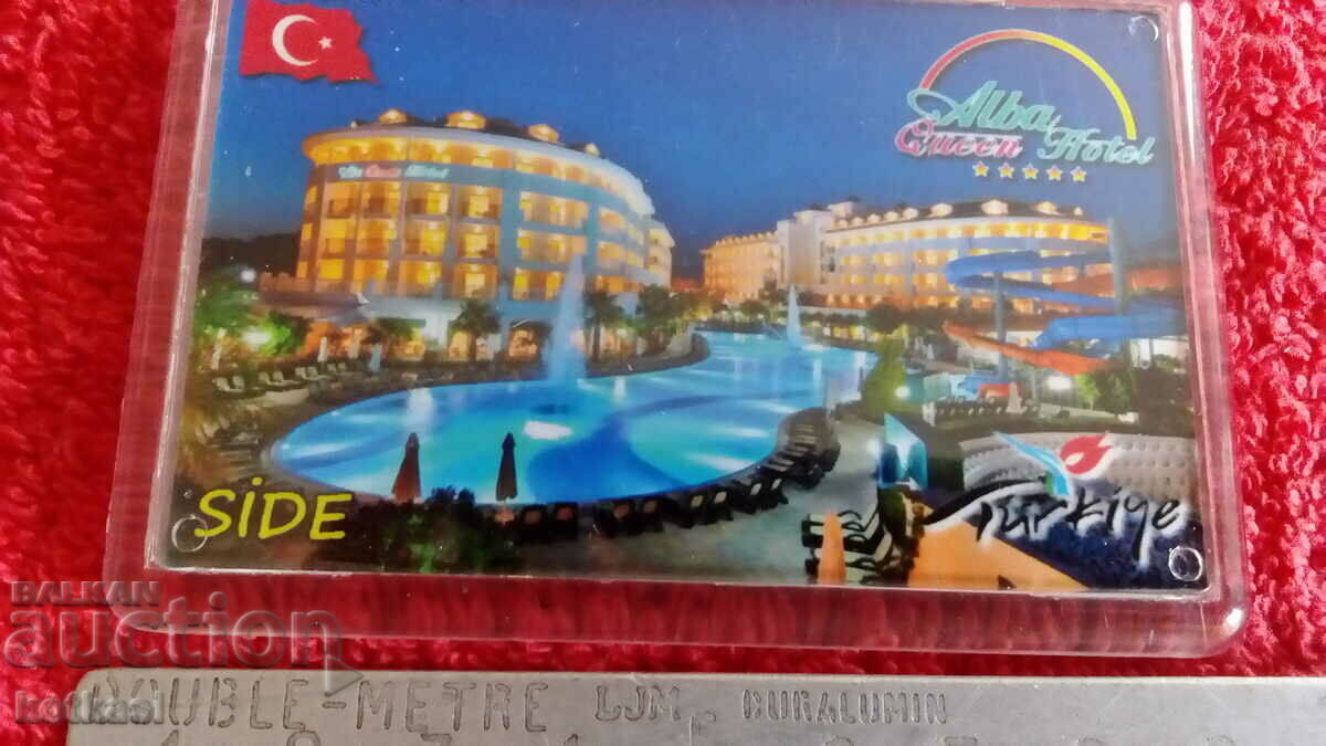 Licitație Magnet de frigider suvenir Turcia SIDE Licitație Magnet de frigider suvenir Turcia SIDE