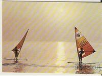 Картичка  България  Варна Златни пясъци Сърфинг*