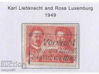 1949. Germany. Karl Liebnecht and Rosa Luxemburg.