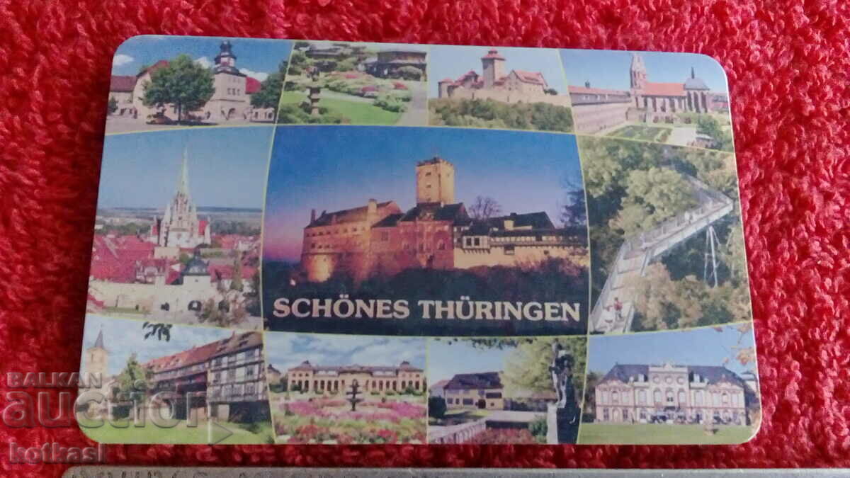 Licitație Magnet de frigider suvenir din metal Germania Turingia Licitație Magnet de frigider suvenir din metal Germania Turingia